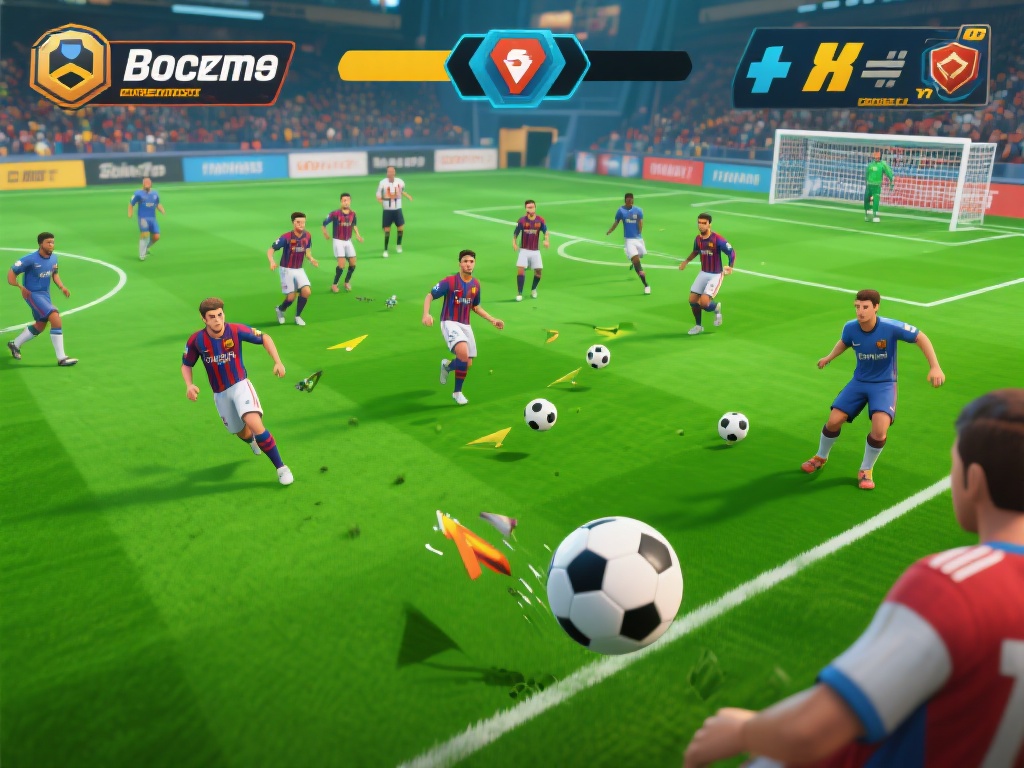 以足球模式为例，玩家需要组建一支队伍，合理分配队员