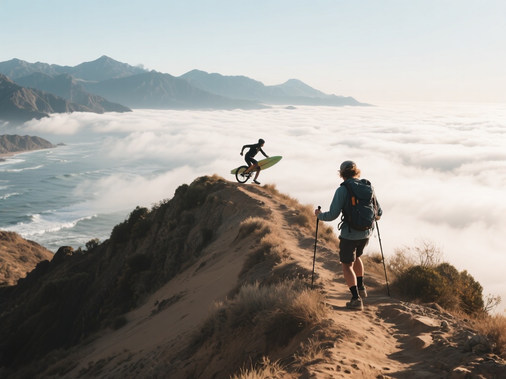 旅行若能加入体育元素，体验会更加丰富。无论是山间的